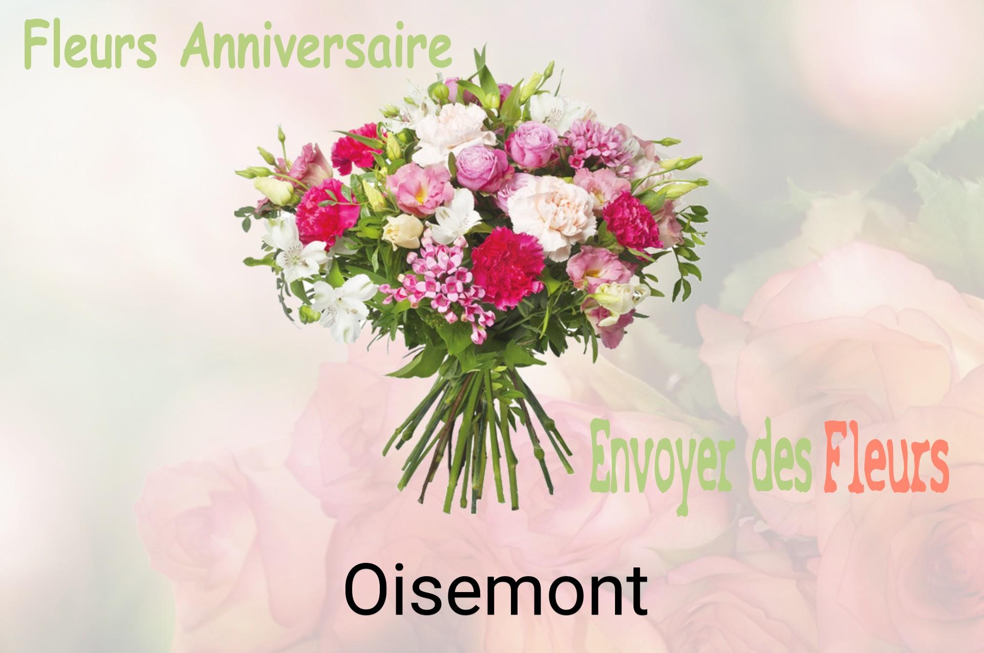 Bouquet de fleurs d’anniversaire livré à Oisemont